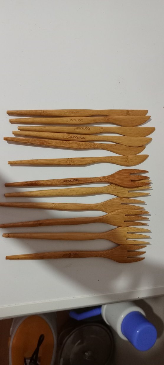 bambu Çatal ve Bıçak Seti - Görsel 4