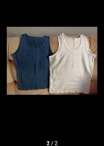 Çocuklar için Mavi ve Gri Atlet - Görsel 2