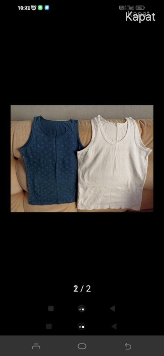 Çocuklar için Mavi ve Gri Atlet - Görsel 2