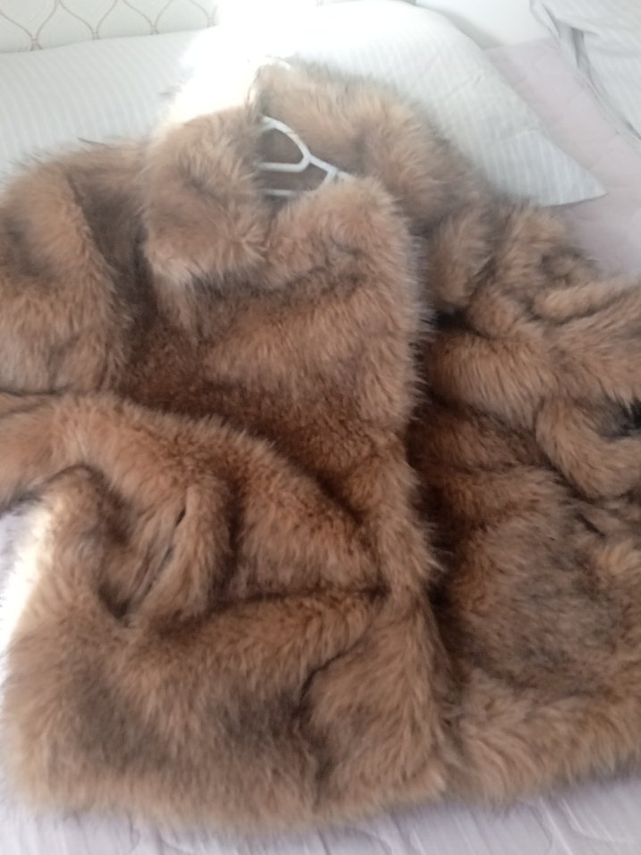 Kahverengi Kürk Detaylı Midi Kadın Mont - Görsel 5