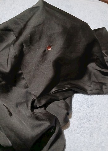 Uzun Siyah Gotik Kadın Sabahlık - Görsel 3