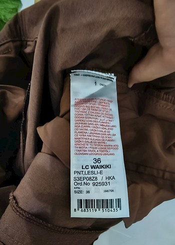 Kahverengi paraşüt pantalon - Görsel 2