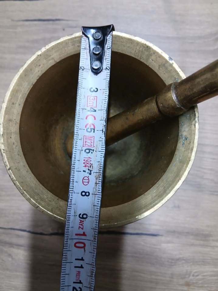 Altın Renkli Parlak Havan ve Havan ve Tokmağı - Görsel 3