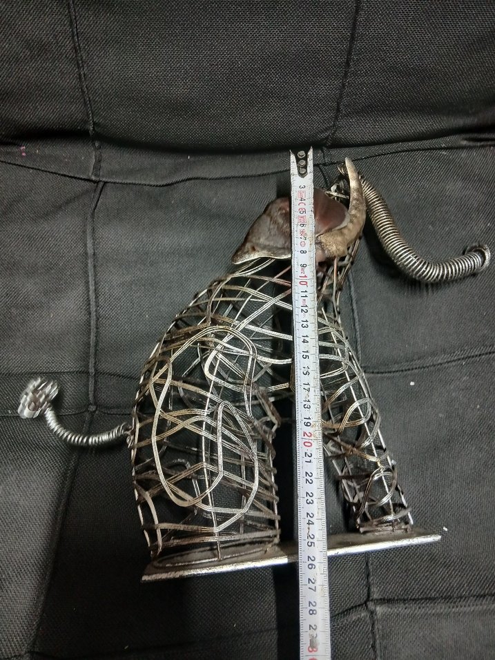 Telden Gri Fil Figürü - Görsel 2