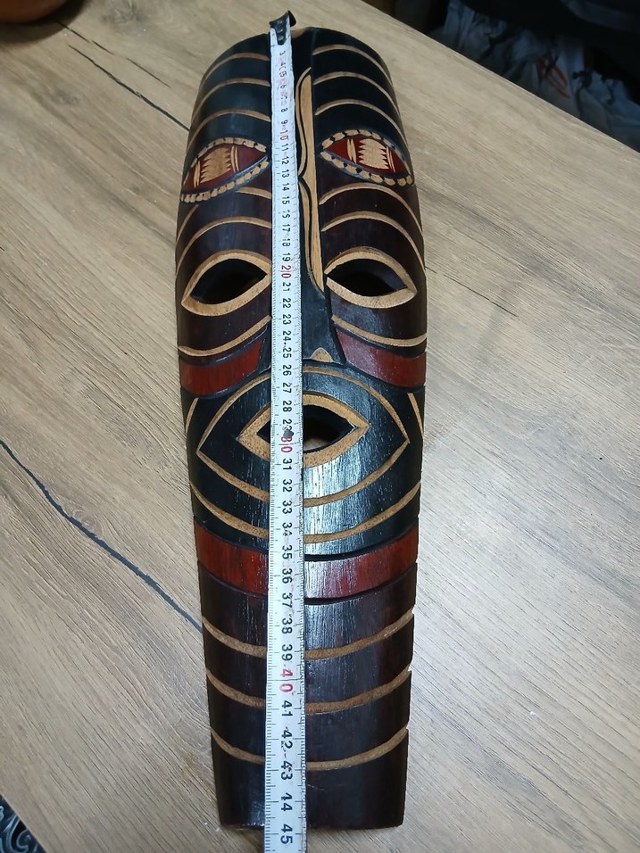 Ahşap Oyma  Mask - Görsel 2