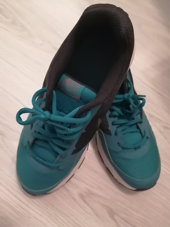 Nike Turkuaz Düz Tabanlı Bağcıklı Erkek Spor Ayakkabı - Görsel 2