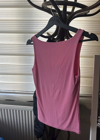 Pembe Midi Kadın Kolsuz Atlet - Görsel 2