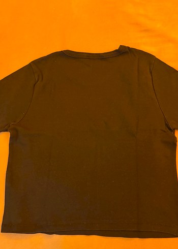 Siyah Baskılı Kadın Tişört - Görsel 2