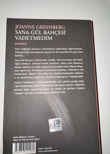Sana Gül Bahçesi Vadetmedim - Joanne Greenberg - Görsel 2