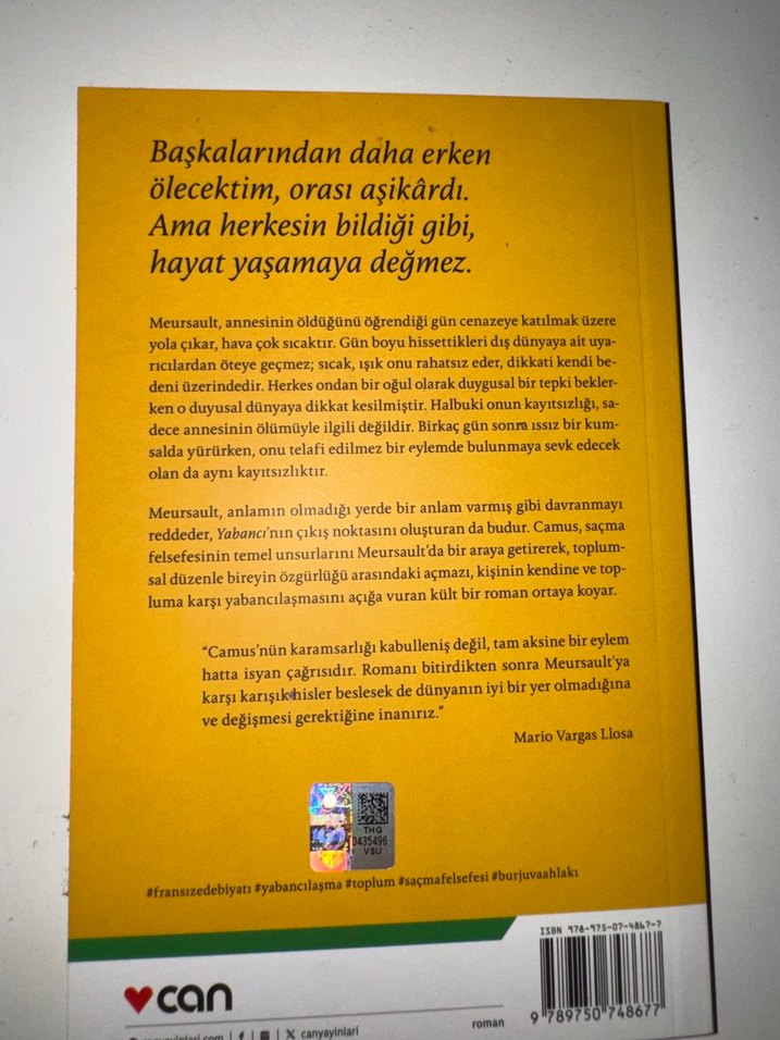 Albert Camus - Yabancı (84. Baskı) - Görsel 2