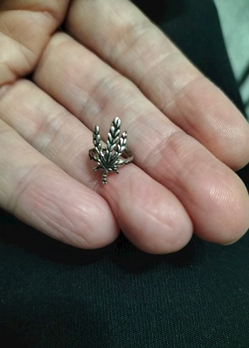 Minimalist Gümüş Kadın Earcuff 925 ayar - Görsel 4