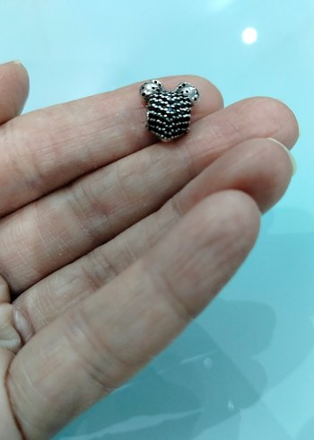 Pandora Minnie mouse charm 925 ayar gümüş - Görsel 5