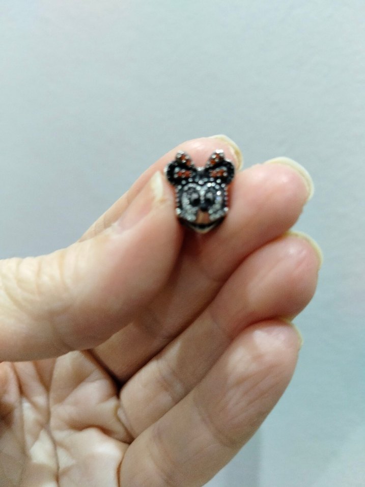Pandora Minnie mouse charm 925 ayar gümüş - Görsel 3