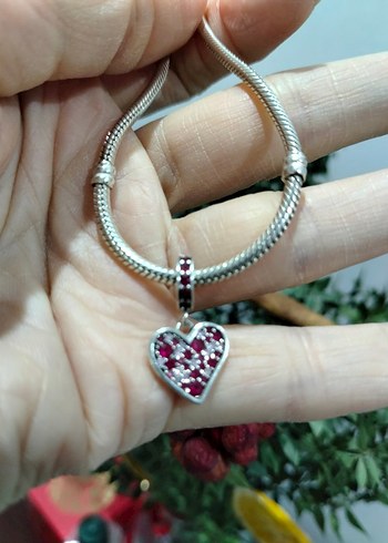 Pandora Kalp charm 925 ayar gümüş - Görsel 2
