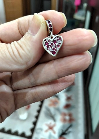 Pandora Kalp charm 925 ayar gümüş - Görsel 5