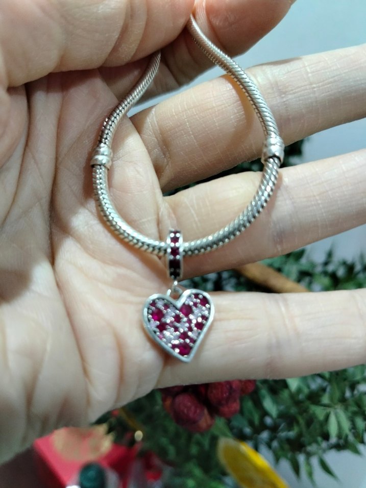 Pandora Kalp charm 925 ayar gümüş - Görsel 2