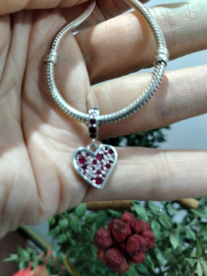 Pandora Kalp charm 925 ayar gümüş - Görsel 3
