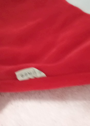 Kırmızı Kürklü Bebek Kayak Tulumu - Görsel 2