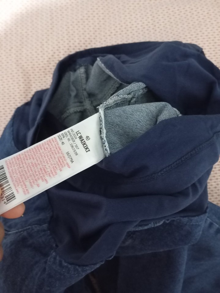 Düğmeli Hamile Kot Pantolon L Beden LCw marka - Görsel 2