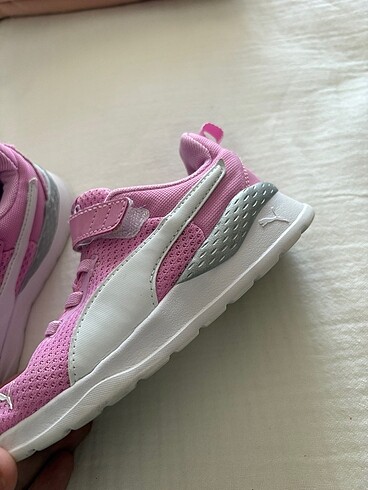 27 Beden pembe Renk Puma Kız çocuk spor ayakkabı