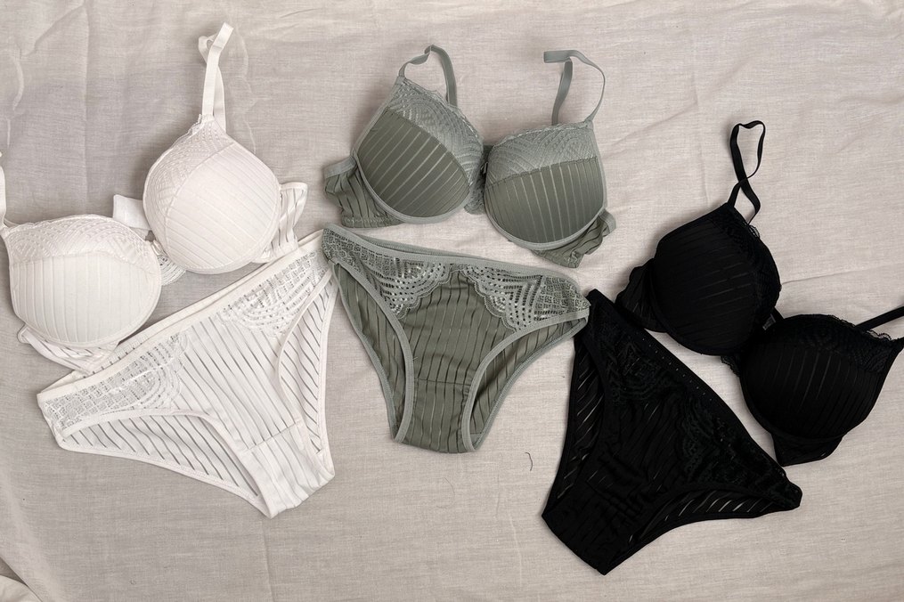 Siyah  Tarz Midi Sütyen ve Külot Takımı - Görsel 3