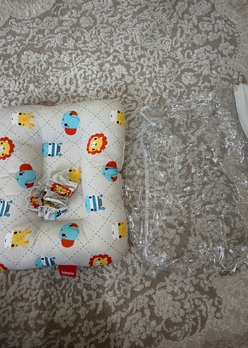 Gri Desenli Bebek Baş Yastığı - Görsel 2