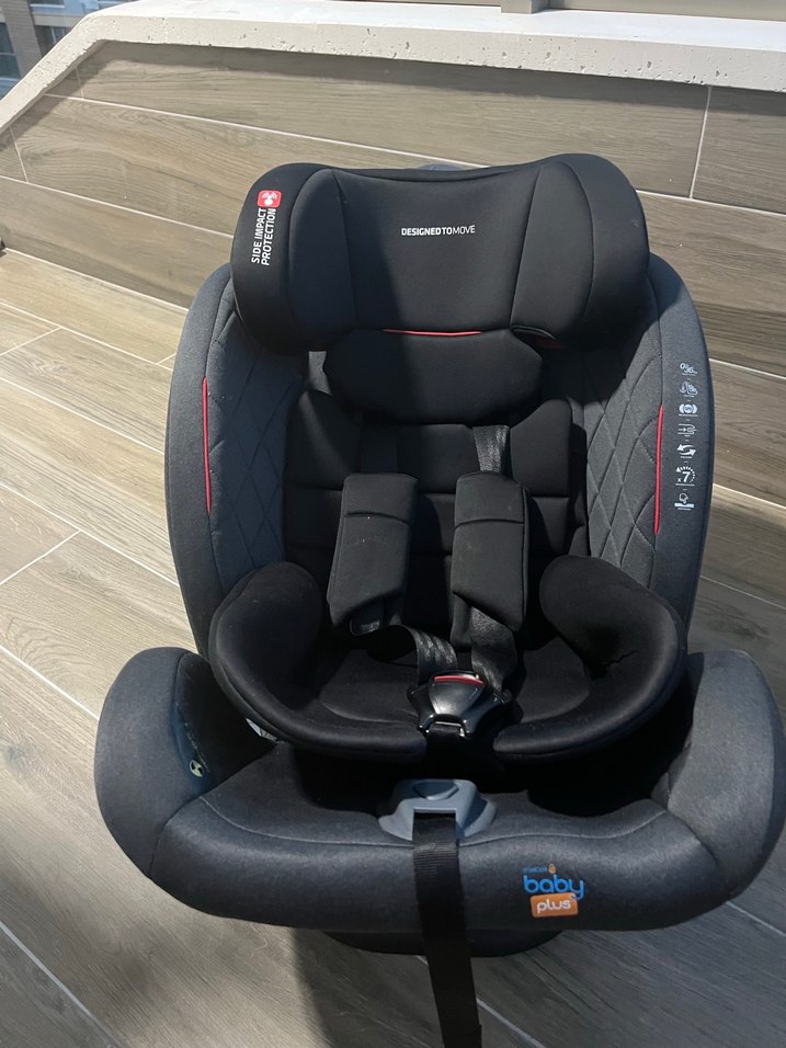 Siyah Çocuk Oto Koltuğu Güvenlikli - Görsel 2