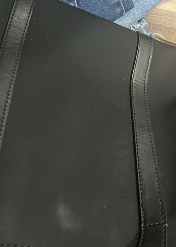 Manuka Siyah Deri Kadın Çanta - Görsel 2