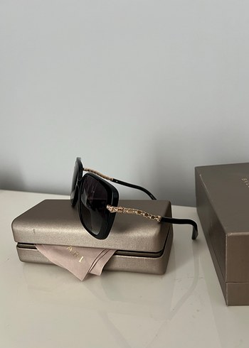 Orijinal BVgari siyah kadın gözlüğü - Görsel 8