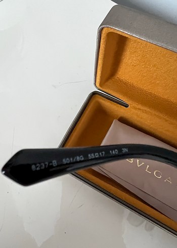 Orijinal BVgari siyah kadın gözlüğü - Görsel 5