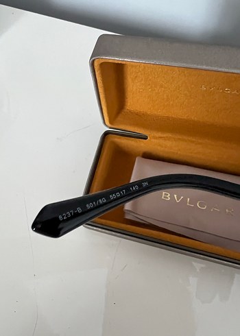 Orijinal BVgari siyah kadın gözlüğü - Görsel 7