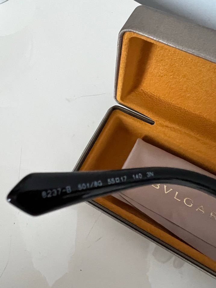 Orijinal BVgari siyah kadın gözlüğü - Görsel 5