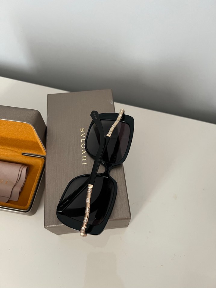 Orijinal BVgari siyah kadın gözlüğü - Görsel 3