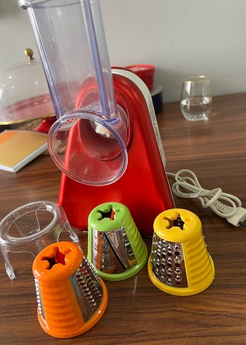 Tefal rende Renkli Kırmızı Çok Fonksiyonlu Doğrayıcı - Görsel 2