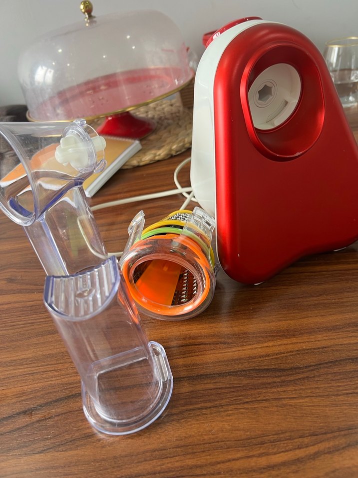 Tefal rende Renkli Kırmızı Çok Fonksiyonlu Doğrayıcı - Görsel 3