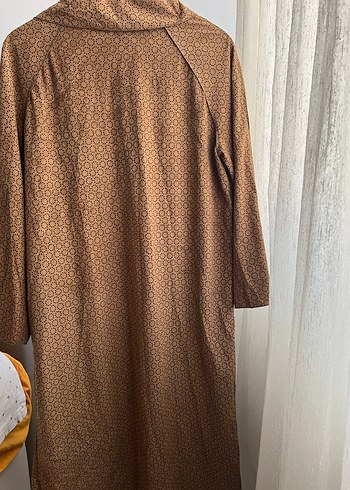 Düğmeli Uzun Süet Kadın Trençkot - Görsel 6