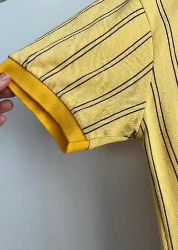 Sarı Polo Yaka Tişört - Görsel 2