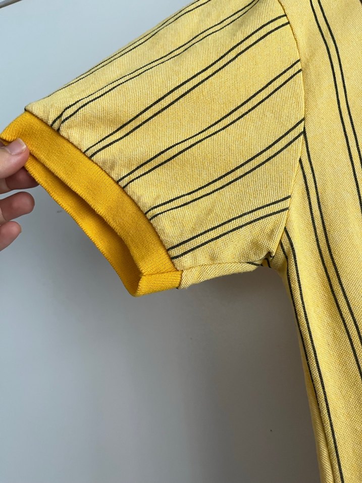 Sarı Polo Yaka Tişört - Görsel 2