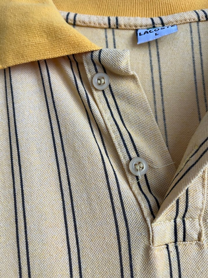 Sarı Polo Yaka Tişört - Görsel 4