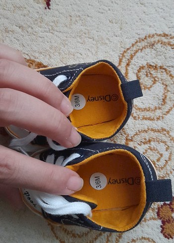 Sıfır Ayarında Disney Lisanslı Lacivert Bebek Patiği - 3/6M - Görsel 6