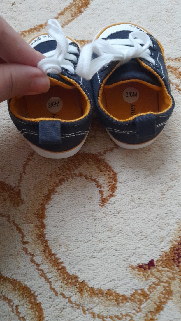 Sıfır Ayarında Disney Lisanslı Lacivert Bebek Patiği - 3/6M - Görsel 5