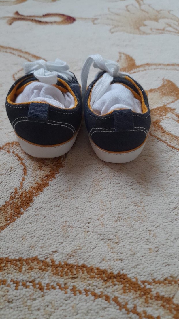 Sıfır Ayarında Disney Lisanslı Lacivert Bebek Patiği - 3/6M - Görsel 3