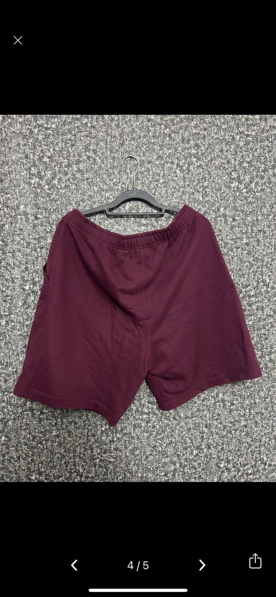 Bordo Erkek Spor Şort - Görsel 3