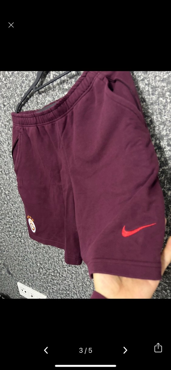 Bordo Erkek Spor Şort - Görsel 2