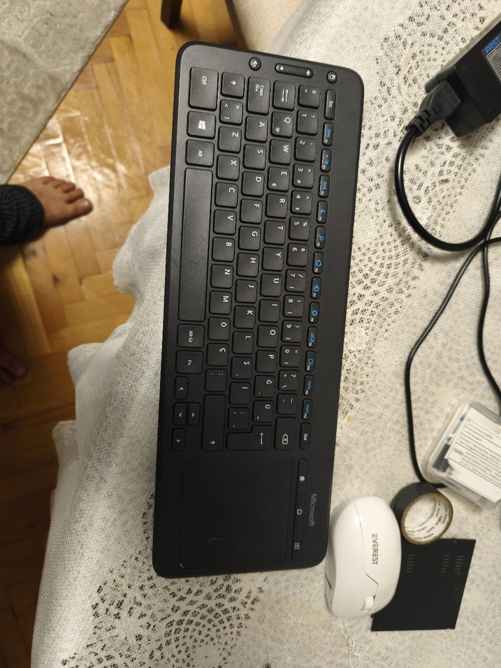 Microsoft Siyah Kabloluz Klavye mouse - Görsel 3