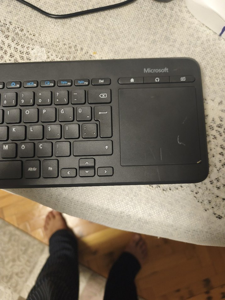 Microsoft Siyah Kabloluz Klavye mouse - Görsel 2