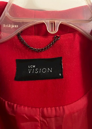 Kırmızı Kadın Kaban s beden - Görsel 3