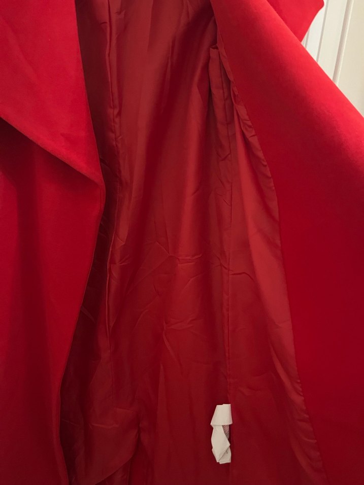 Kırmızı Kadın Kaban s beden - Görsel 4