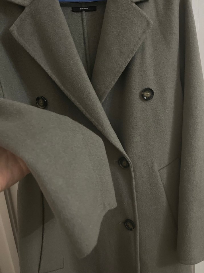 Mango el yapımı yün palto s beden - Görsel 5