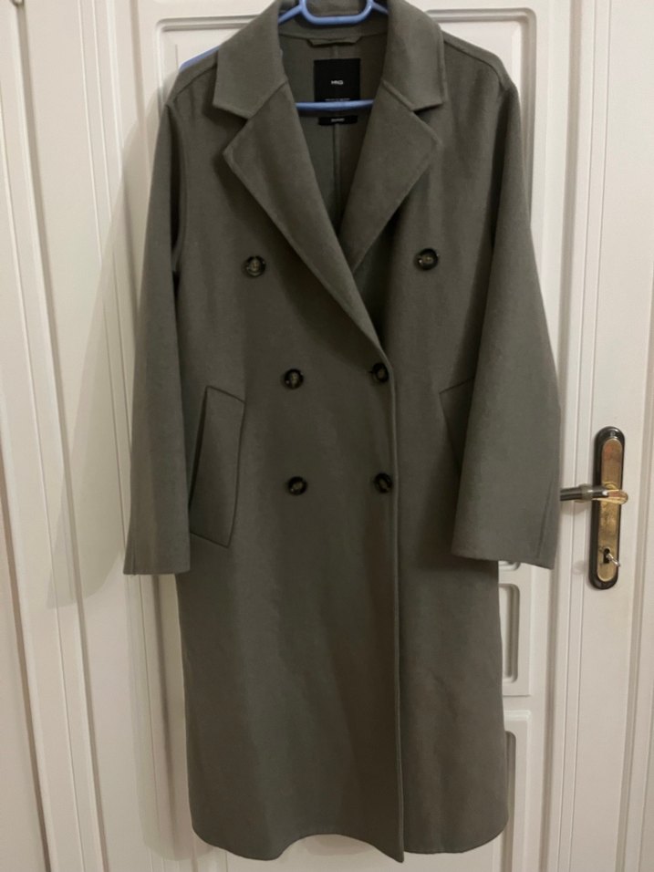 Mango el yapımı yün palto s beden - Görsel 4